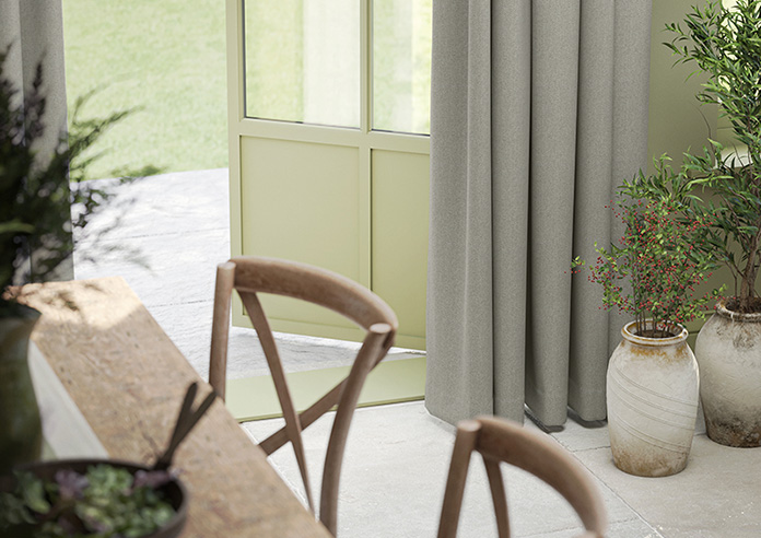 Soft Chevron, Brown - Made to Measure Curtains - Image 5